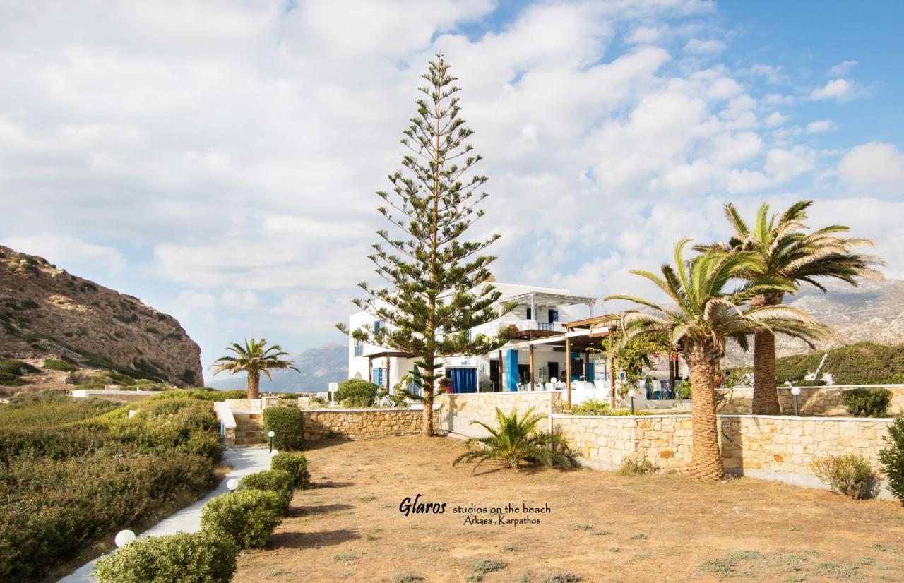 شقة Glaros Luxury Studio On The Beach أركاسا المظهر الخارجي الصورة